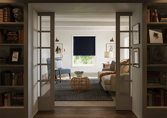 Orion (Blackout), Royal Blue - Roller Blind - Image 8